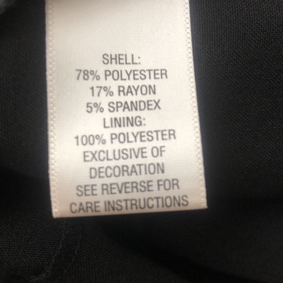 Studio Works Black Dress Belted Sz 10 Pant NWT - Picture 9 of 9